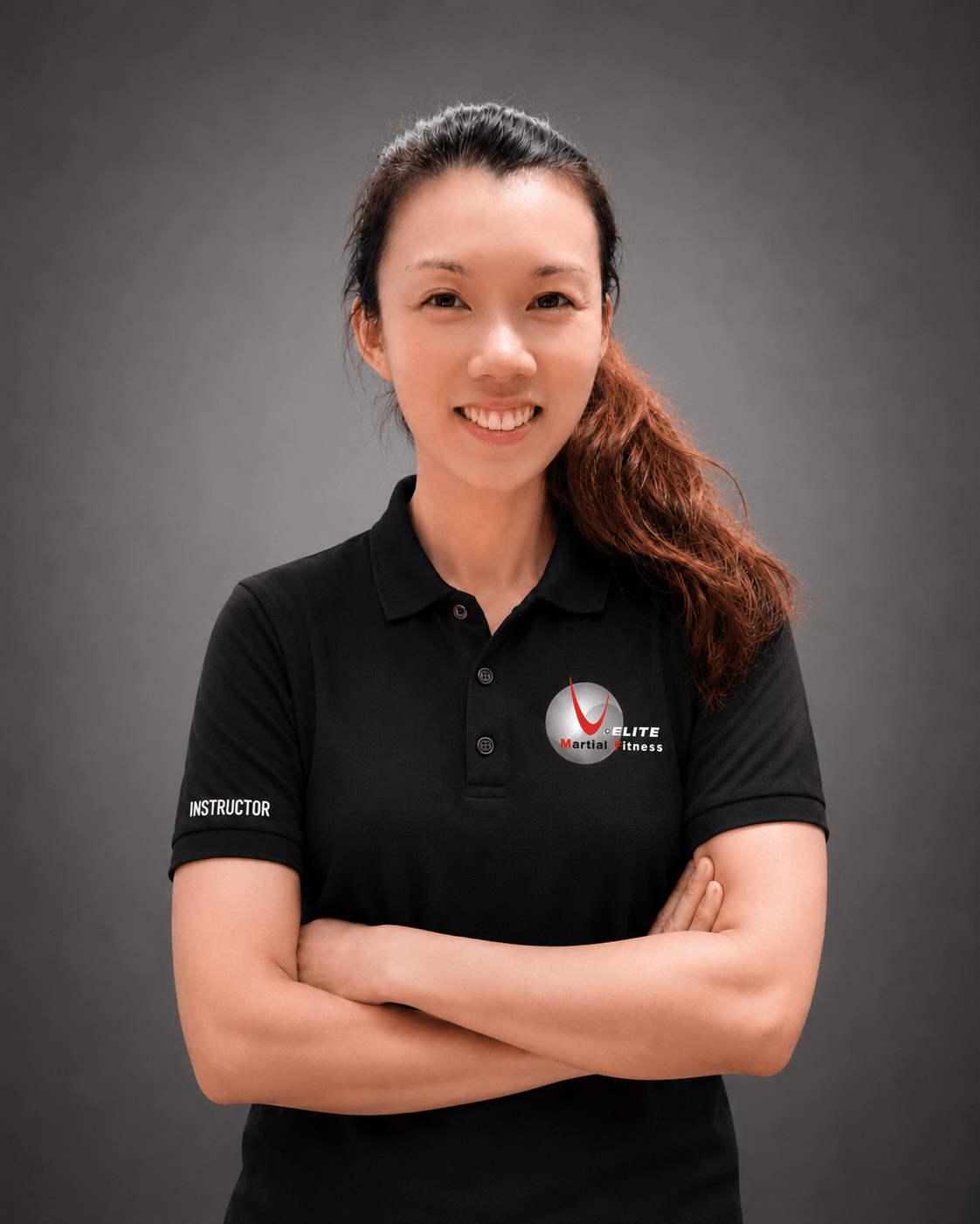 Shamaine, instructor at U-Elite Martial Fitness, specialized in kickboxing and self-defence training.